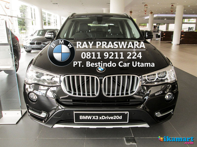 Harga Terbaru New BMW X3 2.0d XDrive 2016 | F25 Diskon Besar Dealer BMW Jakarta Indonesia