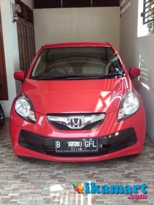 Jual Honda Brio Satya 2013 Merah