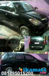 JUAL AVANZA E 2008 HITAM VELG RACING