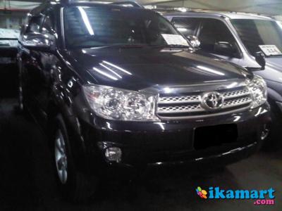 Jual Toyota Fortuner TYPE G Lux 2.7 2009 AUTOMATIC HITAM