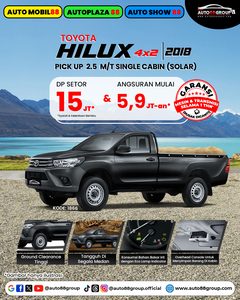 Jual Toyota Hilux 2018 2.5 Diesel NA di Kalimantan Barat - ID36424461