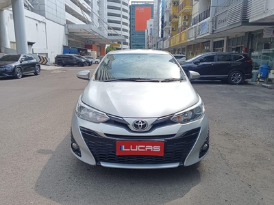 Mobil Bekas Toyota Yaris G CVT Tahun 2018 Warna Silver Plat Genap - Jakarta Barat
