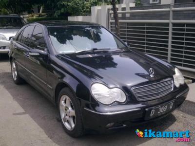 Jual Mercedes-Benz C240 Thn 2001 Hitam Elgnce (Intrr Beige) (Sunroof) Bandung