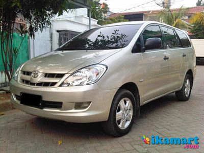 Jual Toyota Kijang Innova G M/t 2006 Manual Silver Mulus Terawaat