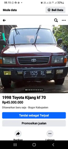 Toyota Kijang Super 1998