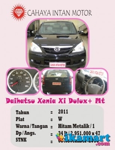 Daihatsu Xenia XI Deluxe Plus 2011 Manual Hitam Surabaya