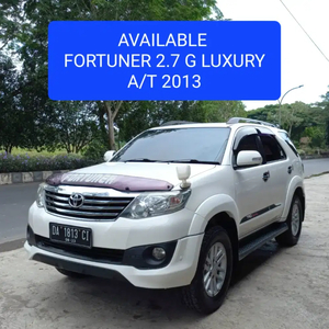 Toyota Fortuner 2013