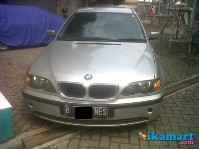 JUAL BMW 318i A/T 2002 Silver Good Condition