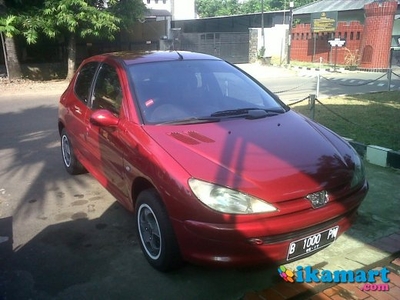 Jual Peugeot 206 A/t Red Sporty Thn 2002 Good Condition