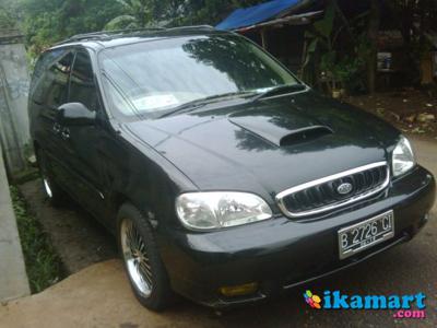 Kia Carnival Diesel AT Th 2001 Hitam 3TV Monitor, Camera Parkir