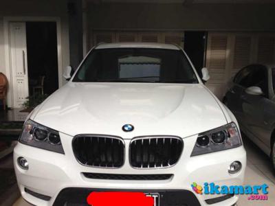 BMW X3 2.OD WHITE 2012 KM3600 JUAL CEPAT 745jt
