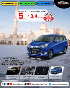 Jual Daihatsu Sigra 2017 1.2 X DLX AT di Kalimantan Barat - ID36444681