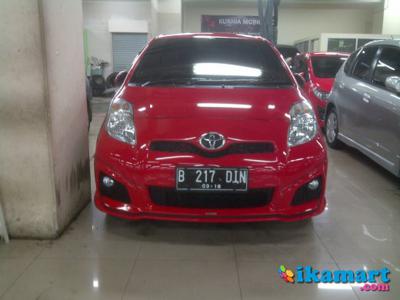 Jual Toyota Yaris TRD New Model A/T 2012 Red Orisinil