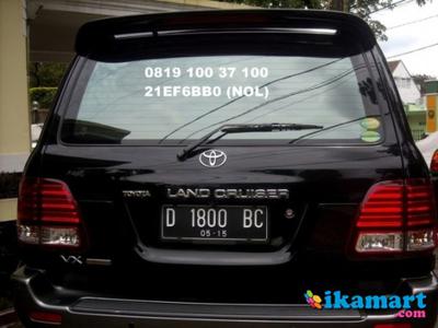 Black Toyota Landcruiser VX LIMITED EDITION 4 . 2 Turbo Diesel AT 4X4 Sunroof