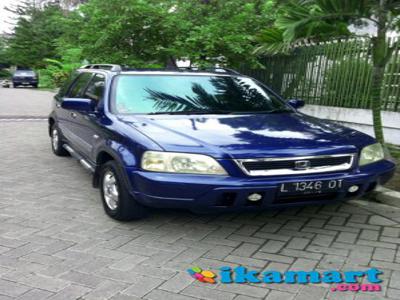 Jual Honda CRV 2001 AT Biru Plat L