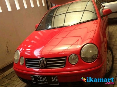 Jual VW Polo 2002 Merah Km Rendah