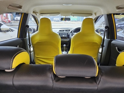 Honda Brio Satya E AT ( Matic ) 2019 Kuning Km 56rban plat bekasi