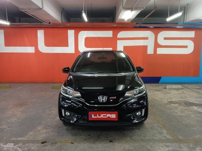 Mobil Bekas Honda Jazz GK5 RS CVT CKD Tahun 2017 Warna Black Plat Ganjil - Jakarta Utara
