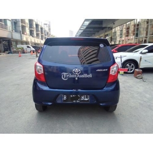 Mobil Bekas Toyota Agya 10 E AT Tahun 2014 Warna Blue Jakarta Barat