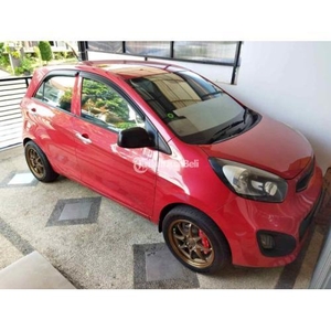 Mobil Kia Picanto SE 2014 Matic Merah Surat Lengkap Siap Pakai - Malang
