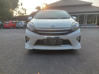 Mobil Toyota Agya TRD Sportivo 2015 Manual Putih Pajak Hidup Siap Pakai Cirebon