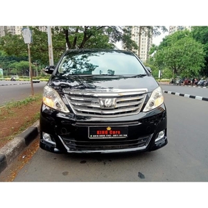 Mobil Toyota Alphard G ATPM 2015 Bekas Siap Pakai Warna Hitam - Jakarta Pusat