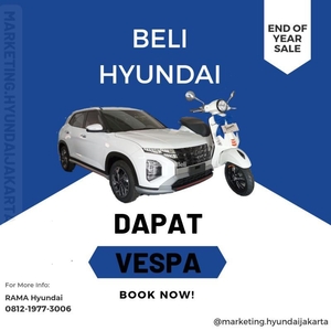 Promo Hyundai Creta Free Vespa Proses Mudah & Cepat - Jakarta Selatan