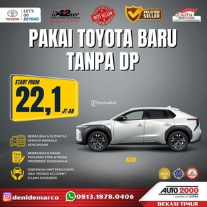 Promo Kinto Mobil Toyota BZ4X 2024 Baru Cicilan 22,1 Juta Program Sewa Kontrak Tahunan - Bekasi Kota Jawa Barat