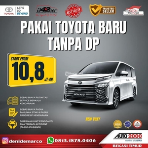 Promo Kinto Mobil Toyota Voxy 2024 Baru Cicilan 10,8 Juta Program Sewa Kontrak Tahunan - Bekasi Kota Jawa Barat