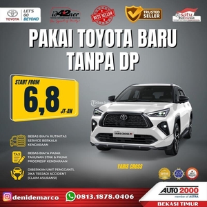 Promo Kinto Toyota Yaris Cross 2024, Program Sewa Kontrak Tahunan - Bekasi Jawa Barat