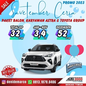 Promo Toyota Yaris Cross Hybrid Paket Balon September 2023 DP 32 Jutaan - Bekasi Kota