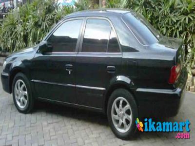 Jual Soluna 1.5 GLi Auto AT 2002 Black Met Siap Pakai