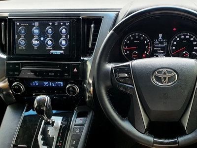Toyota Alphard 2.5 sc audioless hitam 2015 km 58rban sunroof cash kredit proses bisa dibantu