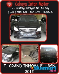 Toyota Grand Innova E + Bsn ( Cahaya Intan Motor ) Surabaya