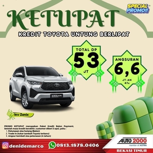 Promo Toyota Innova Zenix Paket Ketupat 2024 - Bekasi Jawa Barat