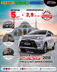 Jual Toyota Calya 2016 G MT di Kalimantan Barat - ID36484471