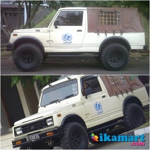 Jual Jimny Katana Long 4WD '90 Canvas Bandung