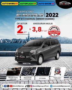 Jual Daihatsu Sigra 2022 1.0 M MT di Kalimantan Barat - ID36408701