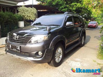 Jual Fortuner D4D AT TRD Dark Grey 2012 Istimewa