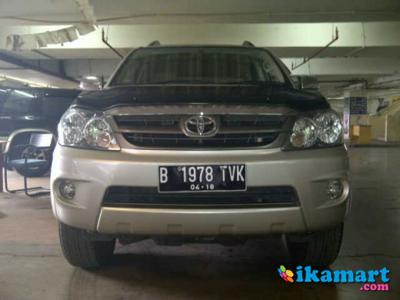 Jual Toyota Fortuner G A/T 2007 Silver