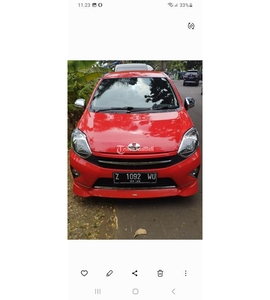 Mobil Toyota Agya TRD Manual Tahun 2016 Warna Merah Kondisi Baik - Ciamis Jawa Barat