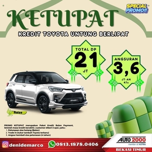 Promo Mobil Toyota Raize Paket Kupat 2024 DP 21,5 Juta - Bekasi Kota Jawa Barat