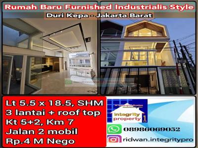 IP2474: Rumah Baru Furnished Industrialis Duri Kepa