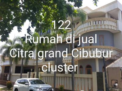 Rumah mewah di jual di citra grand Cibubur cluster