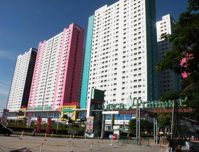 APARTEMENT GREEN PRAMUKA DIJUAL 2 BEDROOM FURNISH BOUGENVILLE LT.17