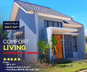 Best Promo DP 3jt Smart Investment & Living 10 Mnt Serpong