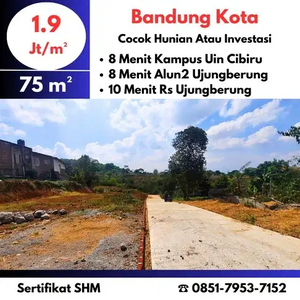 Dekat Kampus UIN Cibiru Dijual Tanah Bandung Kota SHM