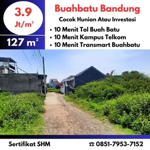 Dekat Tol Buahbatu Dijual Tanah Bandung SHM