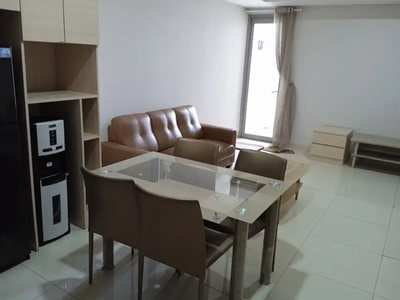 di sewakan apartemen the mansion kemayoran tipe 2 bedroom furnish