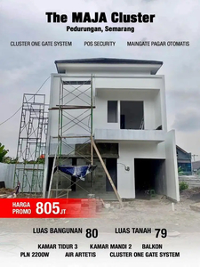 Dijual Rumah Baru 2 Lantai Cluster Majapahit Semarang